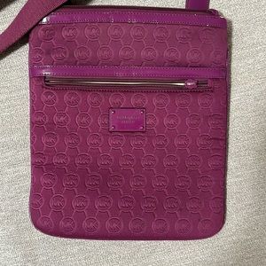 Michael Kors purse Crossbody, bright purple